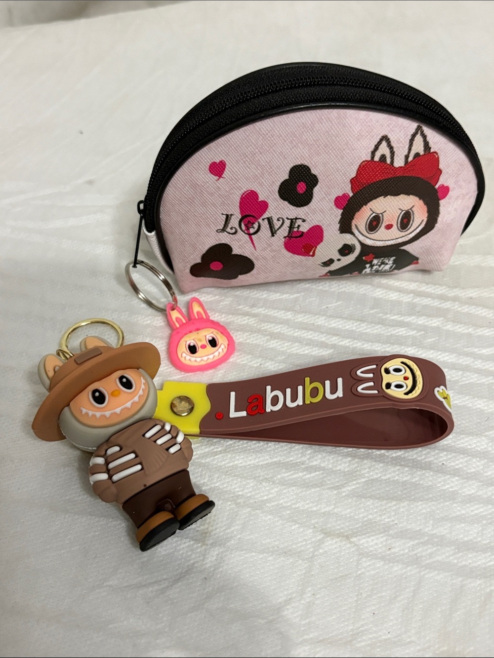 Labubu Character Keychain & Coin Pouch